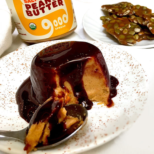 Peanut Butter and Pumpkin Panna Cotta