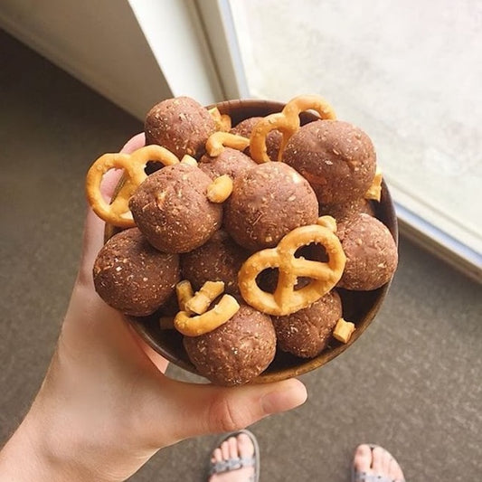 Chocolate Pretzel Peanut Butter Balls